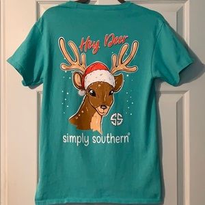 Simply Southern Holiday T-shirt.